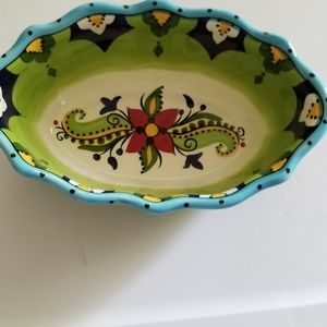 Espana Lifestyle Bocca Scalloped Edge Oval Bowl